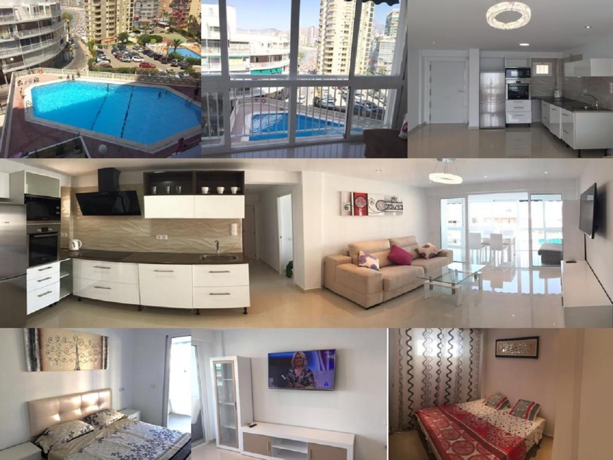 Levante Beachfront Luxury Apartment 베니돔 외부 사진